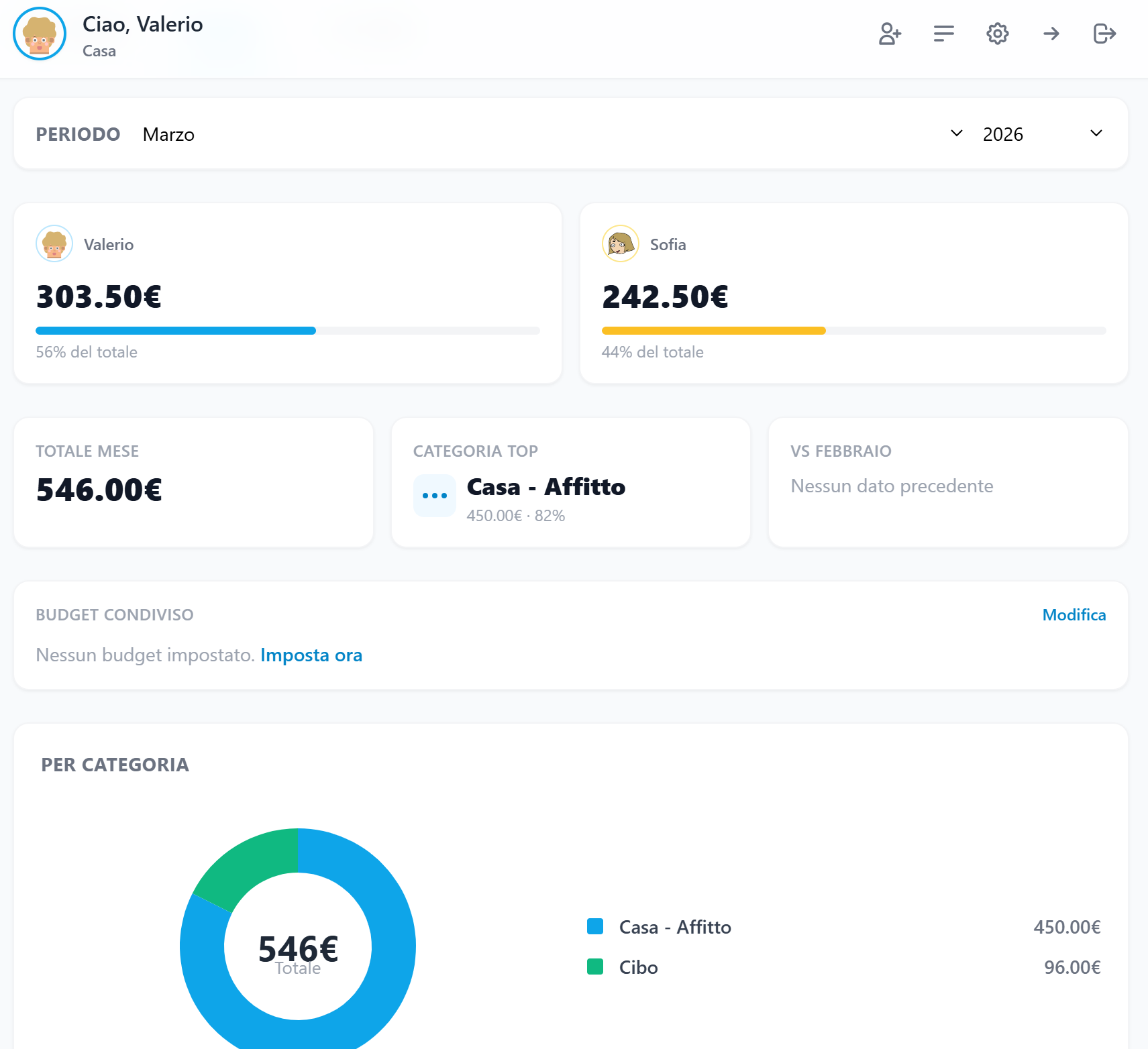 Dividilo! — Personal & Shared Expense Tracker